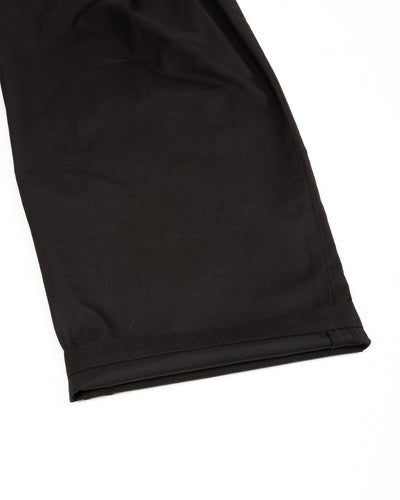 Monitaly Triple Tuck Wide Pants - Black Vancloth Oxford - Standard & Strange