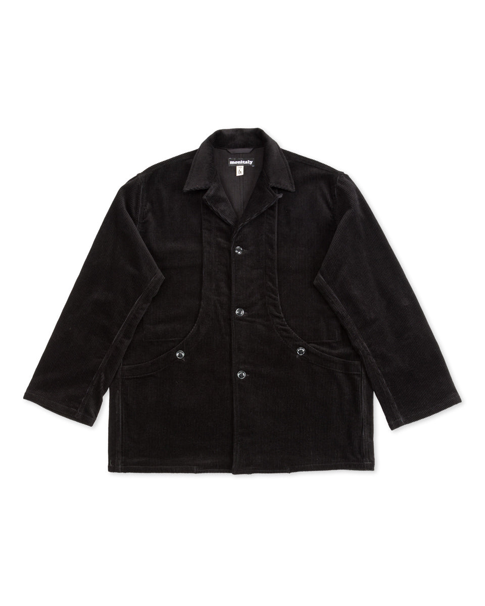 Monitaly Harvester Jacket - Black 8-Wale Corduroy - Standard & Strange