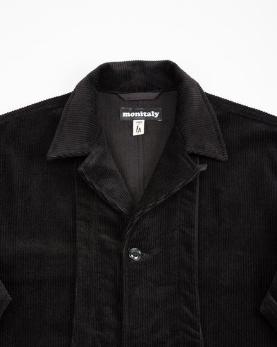 Monitaly Harvester Jacket - Black 8-Wale Corduroy - Standard & Strange