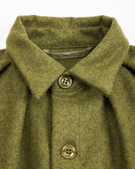 Monitaly Lazy Travel Jacket - Mil Olive Wool Flannel - Standard & Strange