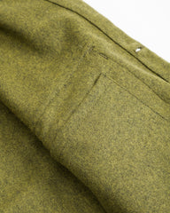 Monitaly Lazy Travel Jacket - Mil Olive Wool Flannel - Standard & Strange