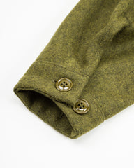 Monitaly Lazy Travel Jacket - Mil Olive Wool Flannel - Standard & Strange