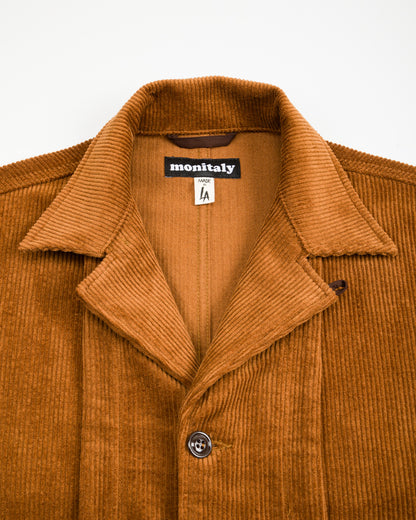 Monitaly Harvester Jacket - Chestnut 8-Wale Corduroy - Standard & Strange