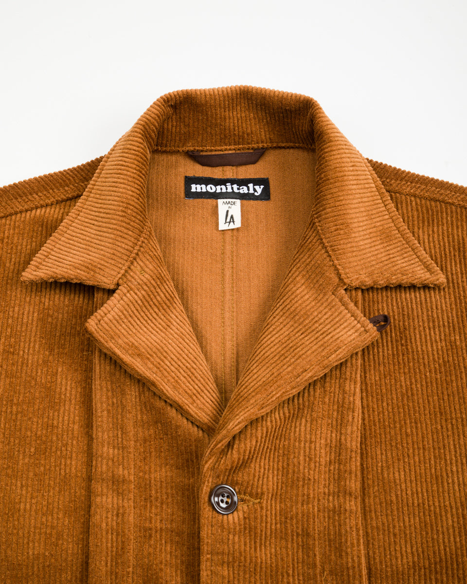 Monitaly Harvester Jacket - Chestnut 8-Wale Corduroy - Standard & Strange