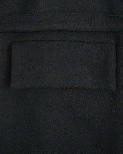 Monitaly Jute Coat - Black Wool Flannel Vicente - Standard & Strange