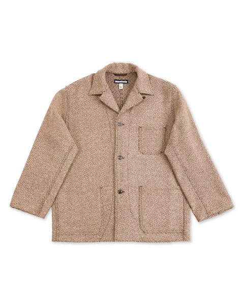 Monitaly Italian Jail Jacket - Giraffe Wool Flannel Vicente