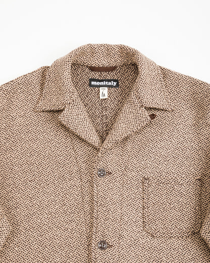 Monitaly Italian Jail Jacket - Giraffe Wool Flannel Vicente - Standard & Strange