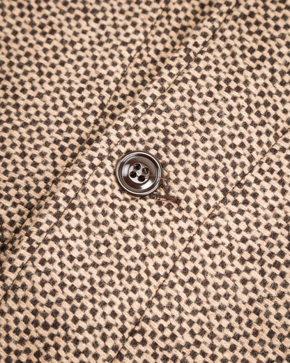 Monitaly Italian Jail Jacket - Giraffe Wool Flannel Vicente - Standard & Strange