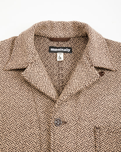 Monitaly Italian Jail Jacket - Giraffe Wool Flannel Vicente - Standard & Strange