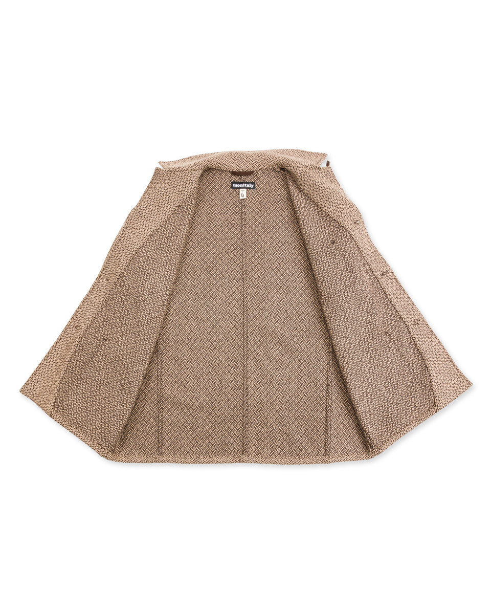 Monitaly Italian Jail Jacket - Giraffe Wool Flannel Vicente