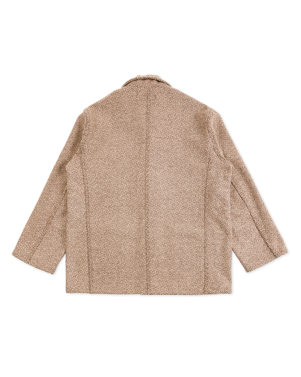 Monitaly Italian Jail Jacket - Giraffe Wool Flannel Vicente