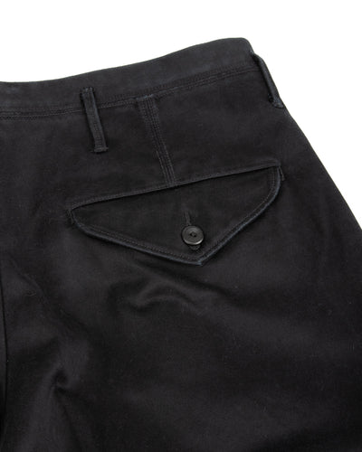 MotivMfg Bund Trousers - Black Super Cotton Sateen - Standard & Strange