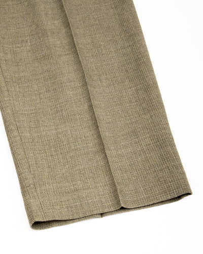 MotivMfg Bund Trousers - Sage Micro Check Suiting - Standard & Strange