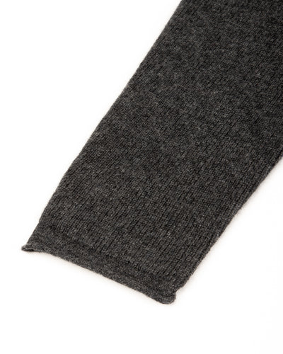 MotivMfg Cashmere Bubble Knit Mockneck - Grey Flannel - Standard & Strange
