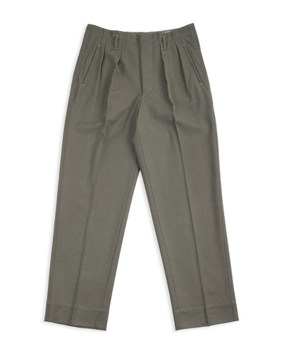 MotivMfg English Trousers - Pebble Wool Barathea - Standard & Strange