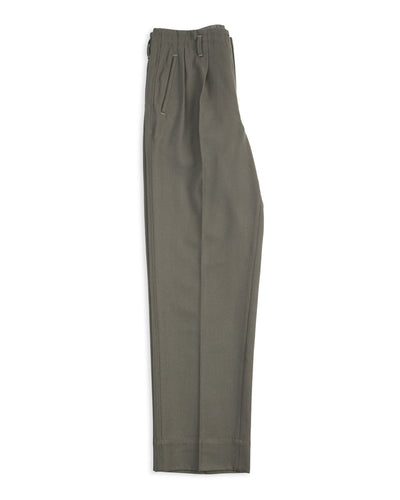 MotivMfg English Trousers - Pebble Wool Barathea - Standard & Strange