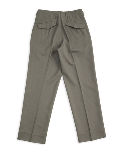 MotivMfg English Trousers - Pebble Wool Barathea - Standard & Strange