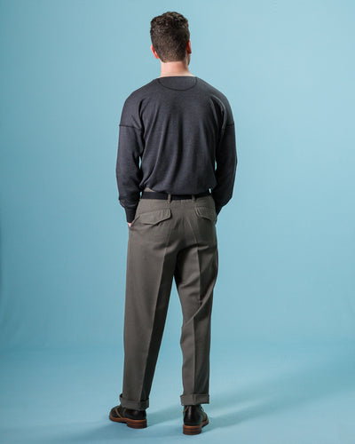MotivMfg English Trousers - Pebble Wool Barathea - Standard & Strange