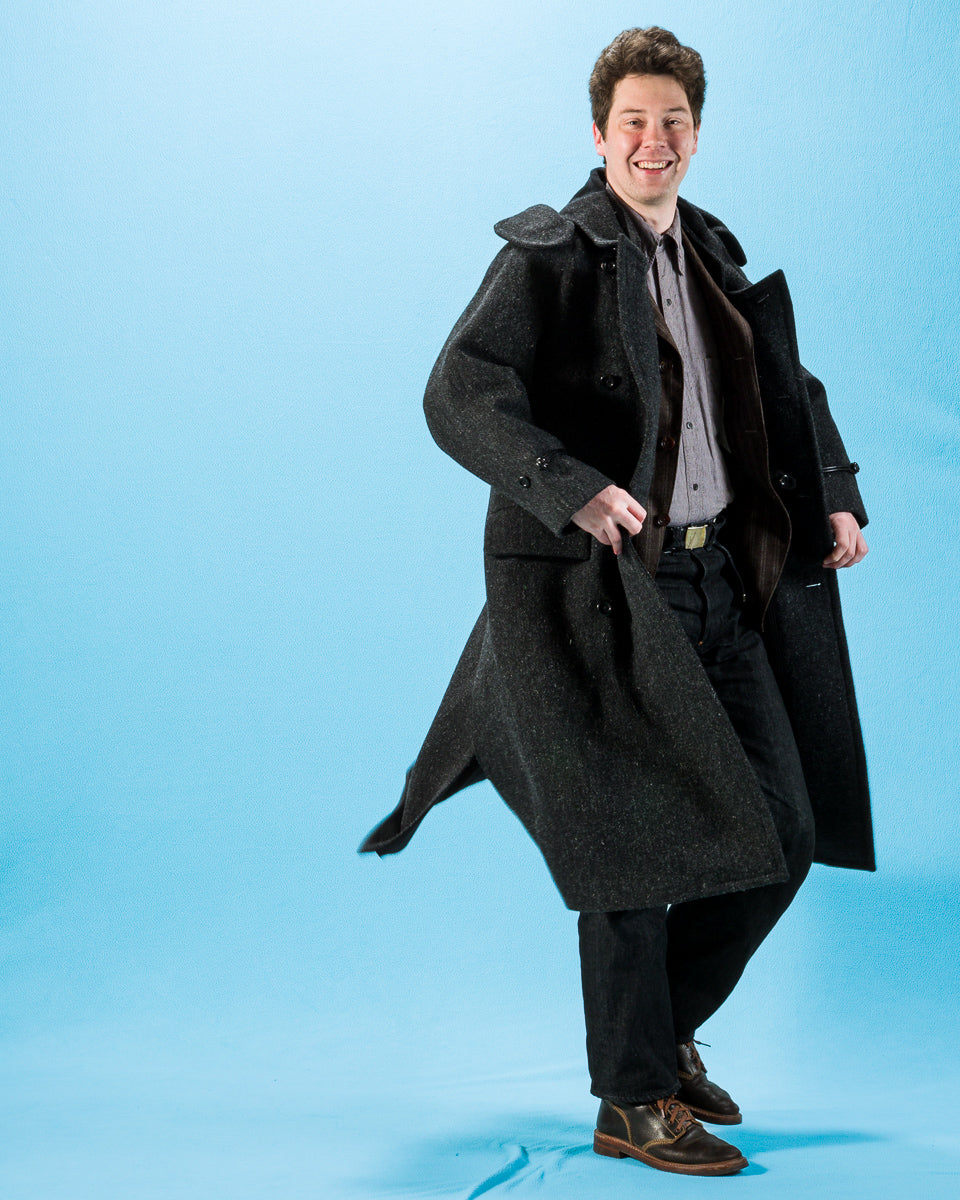 MotivMfg Mandarin Coat - Charcoal Lovat - Standard & Strange