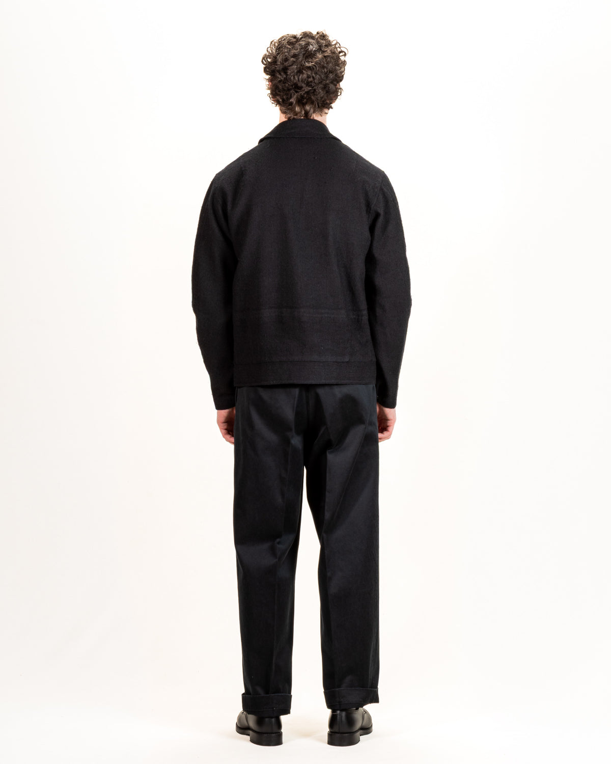 MotivMfg Mirage Jacket - Black Linen/Wool Herringbone - Standard & Strange