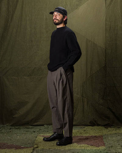 MotivMfg Mod. Kinetic Trousers - Dark Natural Optim Wool - Standard & Strange