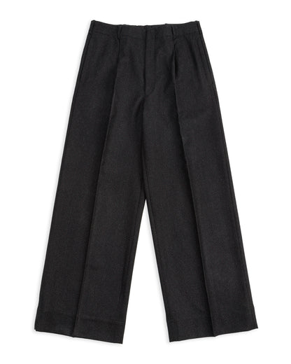 MotivMfg Mono Trousers - Red Rain Charcoal "Redpath" Flannel - Standard & Strange