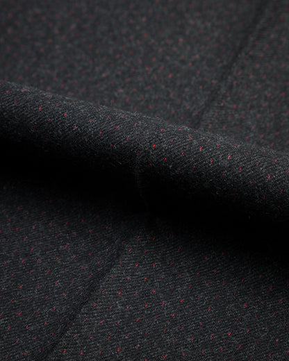 MotivMfg Mono Trousers - Red Rain Charcoal "Redpath" Flannel - Standard & Strange