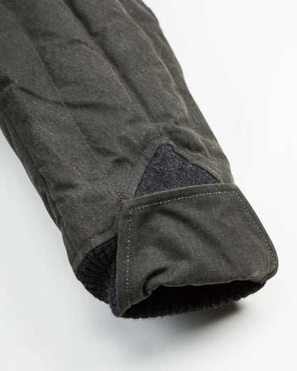 MotivMfg Radium Down Jacket - Black Waxed Cotton - Standard & Strange