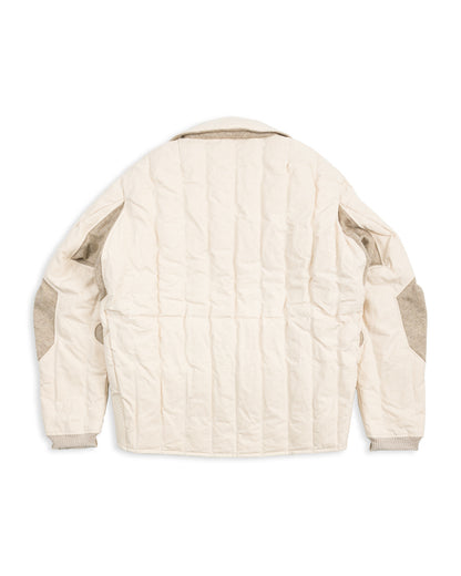 MotivMfg Radium Down Jacket - Natural Ripstop Waxed Cotton - Standard & Strange