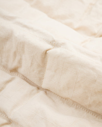 MotivMfg Radium Down Jacket - Natural Ripstop Waxed Cotton - Standard & Strange