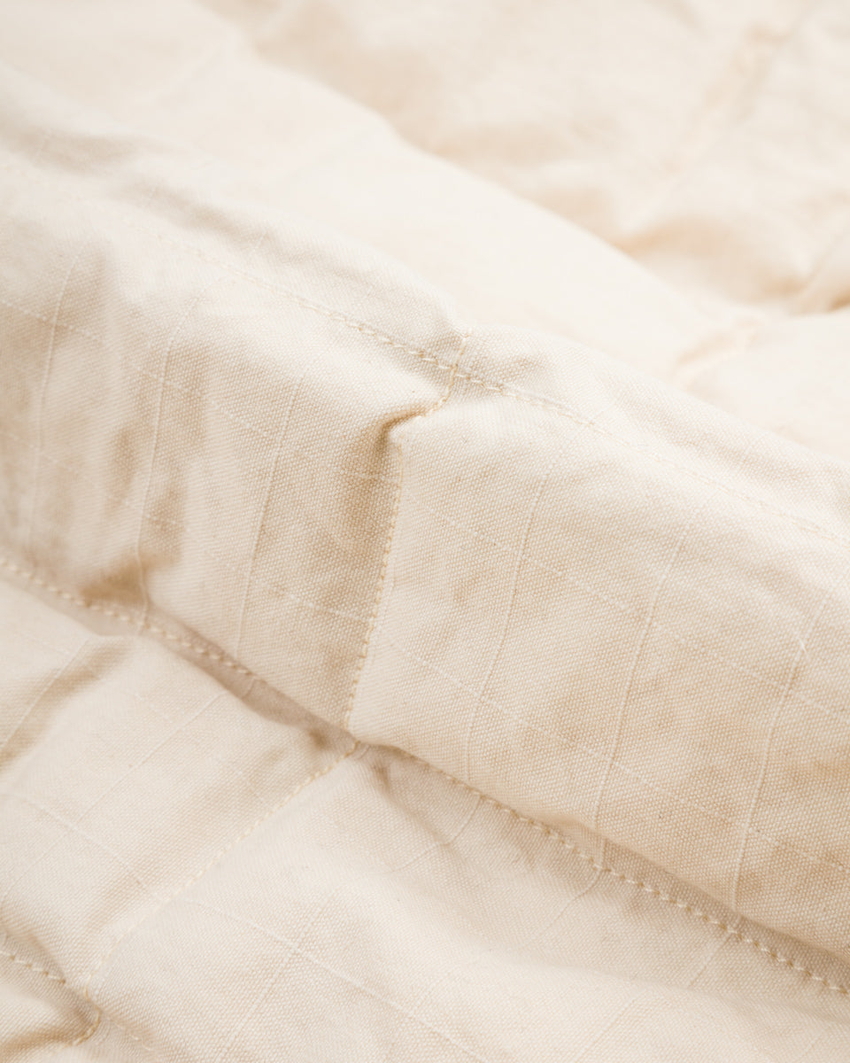 MotivMfg Radium Down Jacket - Natural Ripstop Waxed Cotton - Standard & Strange