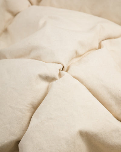 MotivMfg Lander Down Coat - Natural Halley Stevenson "Military Finish" Waxed Cotton - Standard & Strange