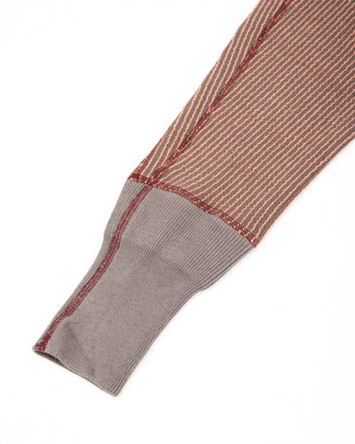 MotivMfg Swedish Thermal Shirt - Garnet Cotton/Linen Rib Jersey - Standard & Strange