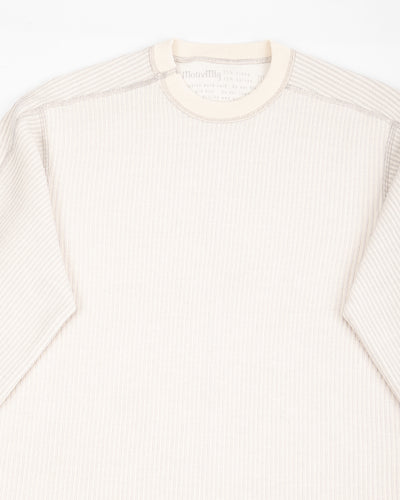 MotivMfg Swedish Thermal Shirt - Natural Cotton/Linen Rib Jersey - Standard & Strange