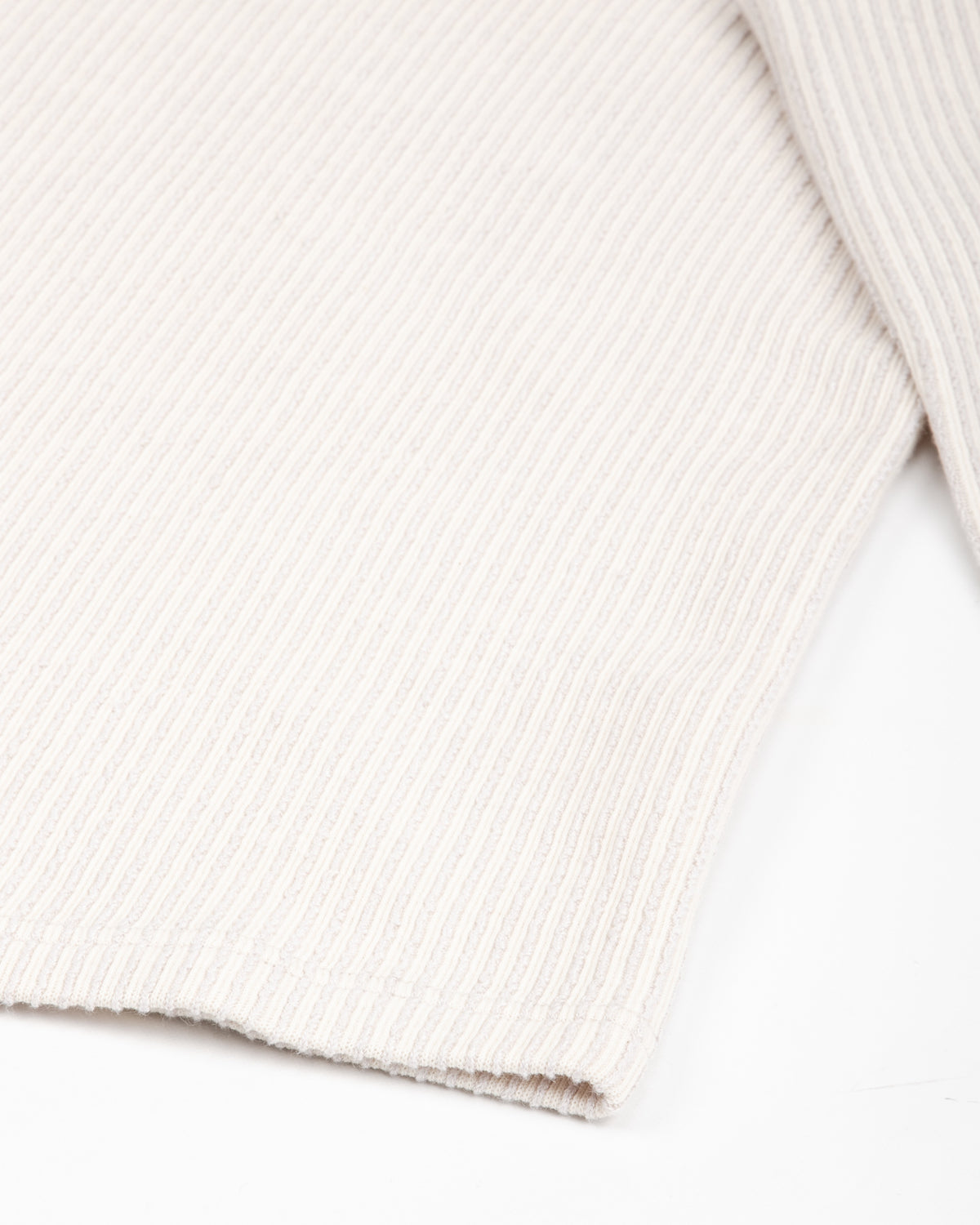 MotivMfg Swedish Thermal Shirt - Natural Cotton/Linen Rib Jersey - Standard & Strange