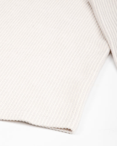 MotivMfg Swedish Thermal Shirt - Natural Cotton/Linen Rib Jersey - Standard & Strange