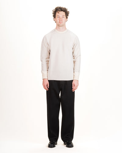 MotivMfg Swedish Thermal Shirt - Natural Cotton/Linen Rib Jersey - Standard & Strange