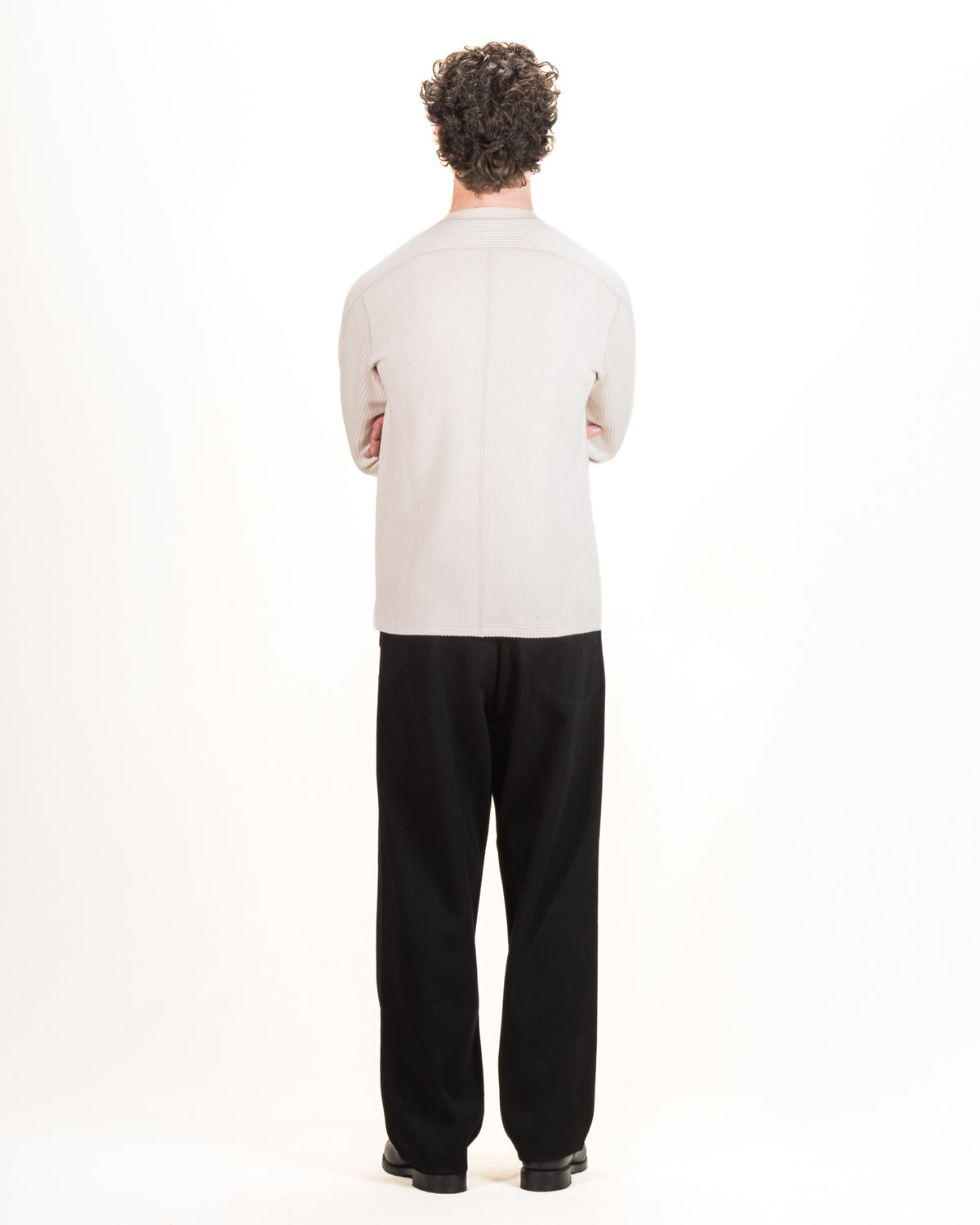 MotivMfg Swedish Thermal Shirt - Natural Cotton/Linen Rib Jersey - Standard & Strange