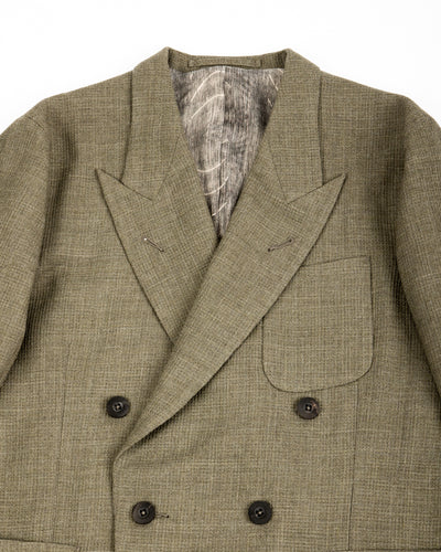 MotivMfg Trio Jacket - Sage Micro Check Suiting - Standard & Strange