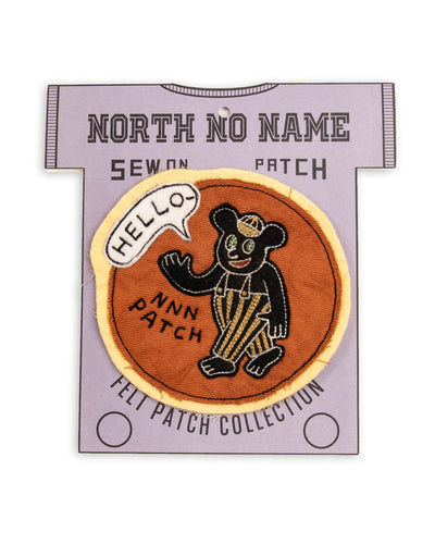 North No Name Hello Bear Patch - Standard & Strange