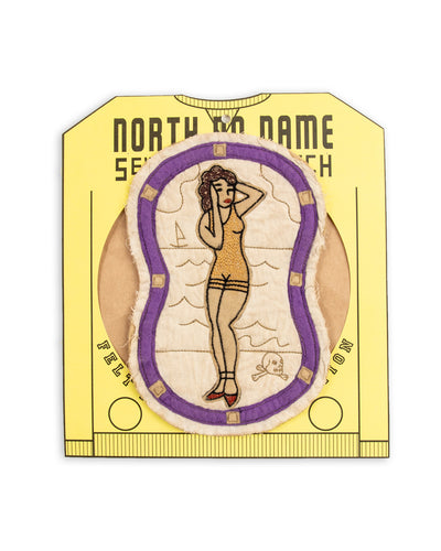 North No Name Seaside Pinup Patch - Standard & Strange