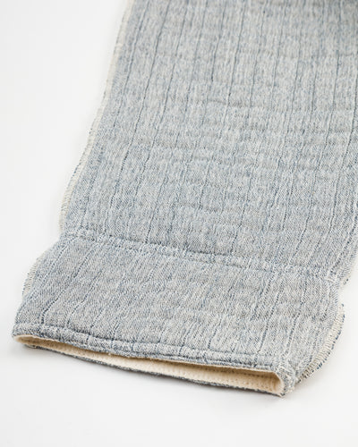 Nymane Together Quilted Sweatshirt - Natural/Indigo - Standard & Strange