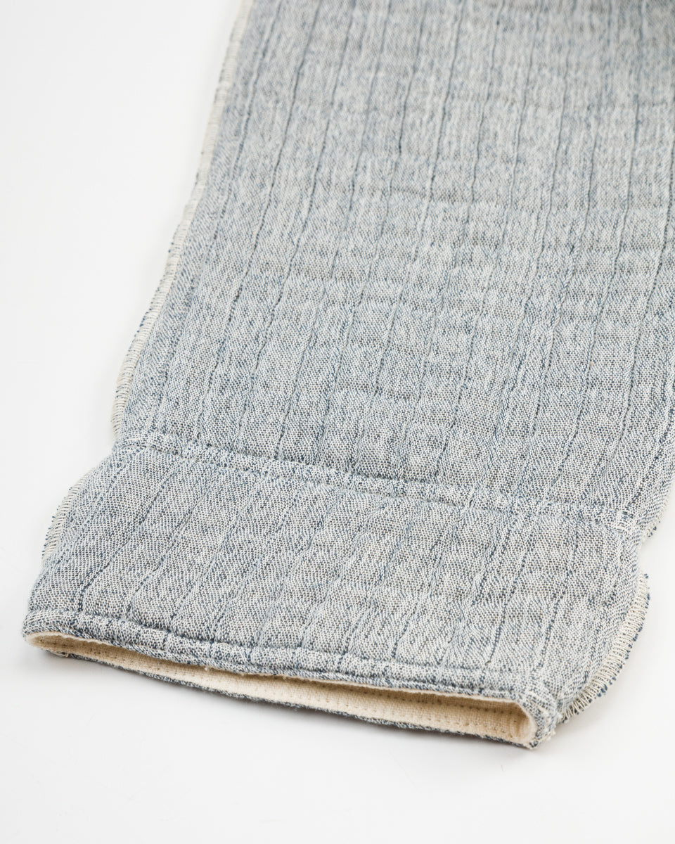 Nymane Together Quilted Sweatshirt - Natural/Indigo - Standard & Strange