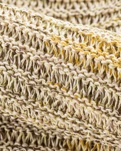 Olde Homesteader & Daughter Cotton Wrap Stitches Boat Neck Pullover - Desert 10 - Standard & Strange