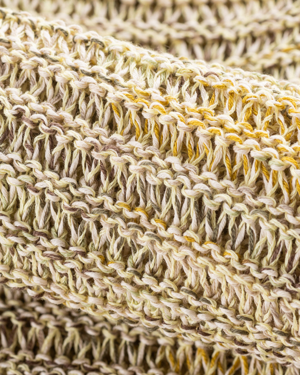 Olde Homesteader & Daughter Cotton Wrap Stitches Boat Neck Pullover - Desert 10 - Standard & Strange