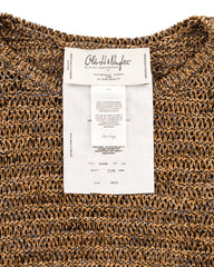 Olde Homesteader & Daughter Cotton Wrap Stitches Boat Neck Pullover - Garden 10 - Standard & Strange