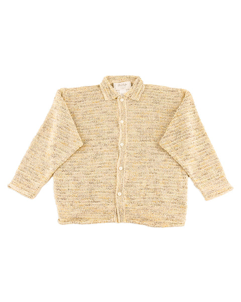 Olde Homesteader & Daughter Cotton Wrap Stitches Cardigan - Desert 10 - Standard & Strange