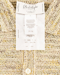 Olde Homesteader & Daughter Cotton Wrap Stitches Cardigan - Desert 10 - Standard & Strange