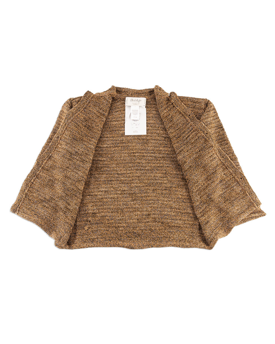 【希少】Olde H&Daughter STITCHES CARDIGAN Olde Homesteader & Daughter Cotton Wrap Stitches Cardigan - Garden