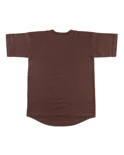 Olde Homesteader & Daughter Suvin Plain Stitch Crewneck S/S - Black Coffee - Standard & Strange